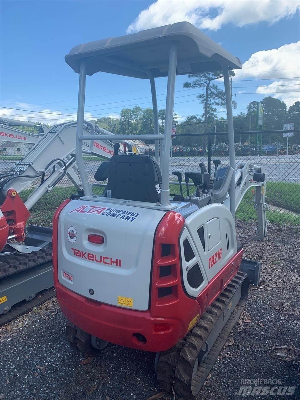 Takeuchi TB216 Mini ekskavatoriai < 7 t