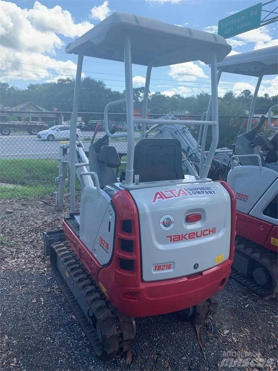Takeuchi TB216 Mini ekskavatoriai < 7 t