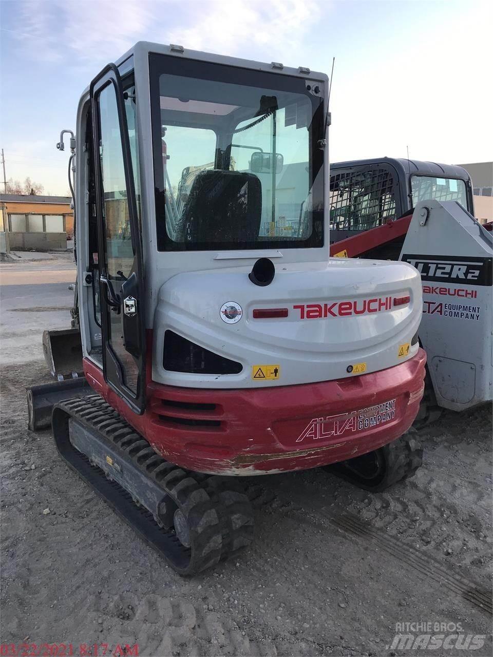 Takeuchi TB240 Mini ekskavatoriai < 7 t