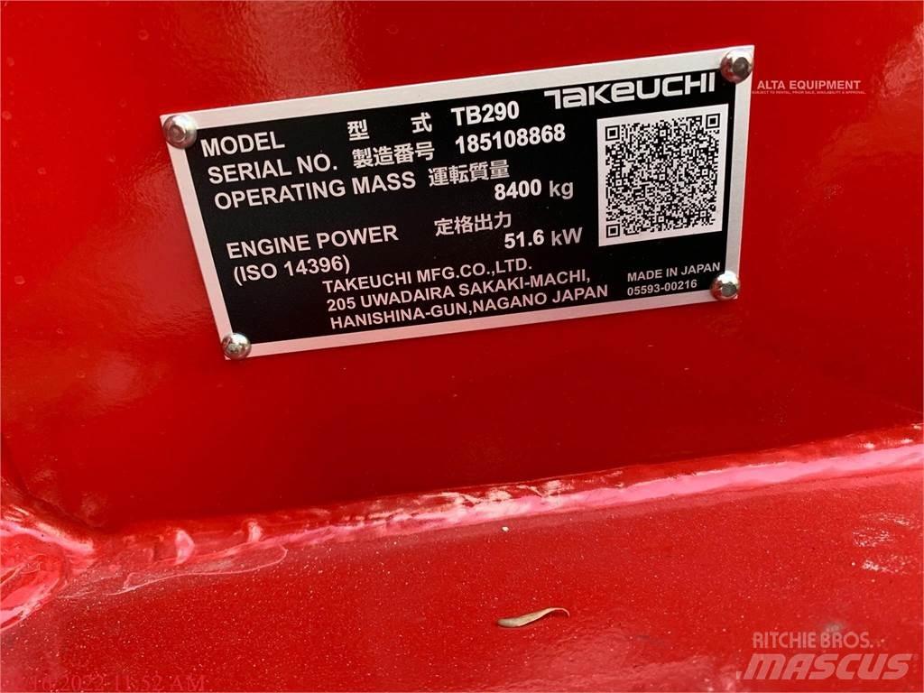 Takeuchi TB290 Vikšriniai ekskavatoriai