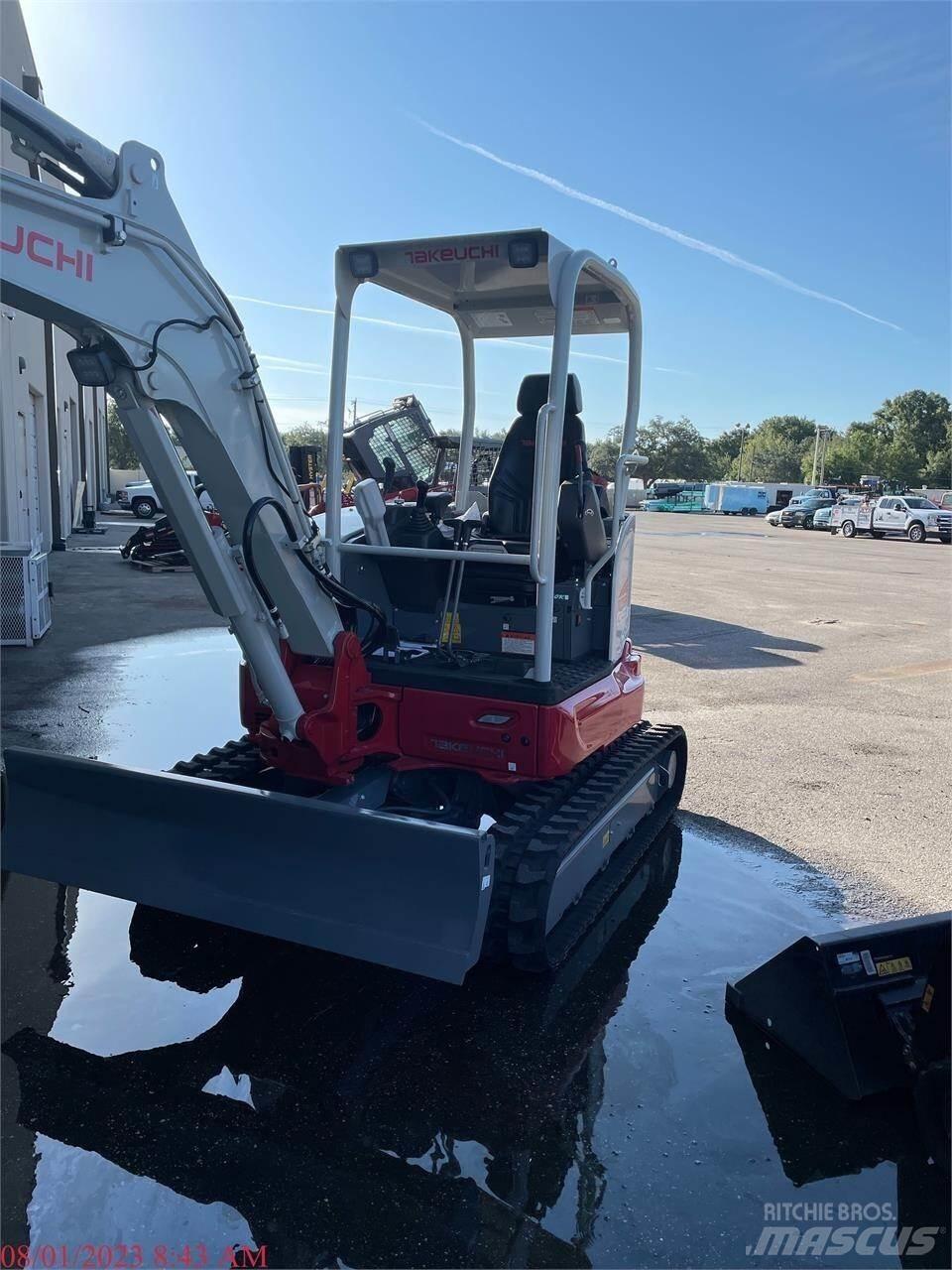Takeuchi TB335R Mini ekskavatoriai < 7 t