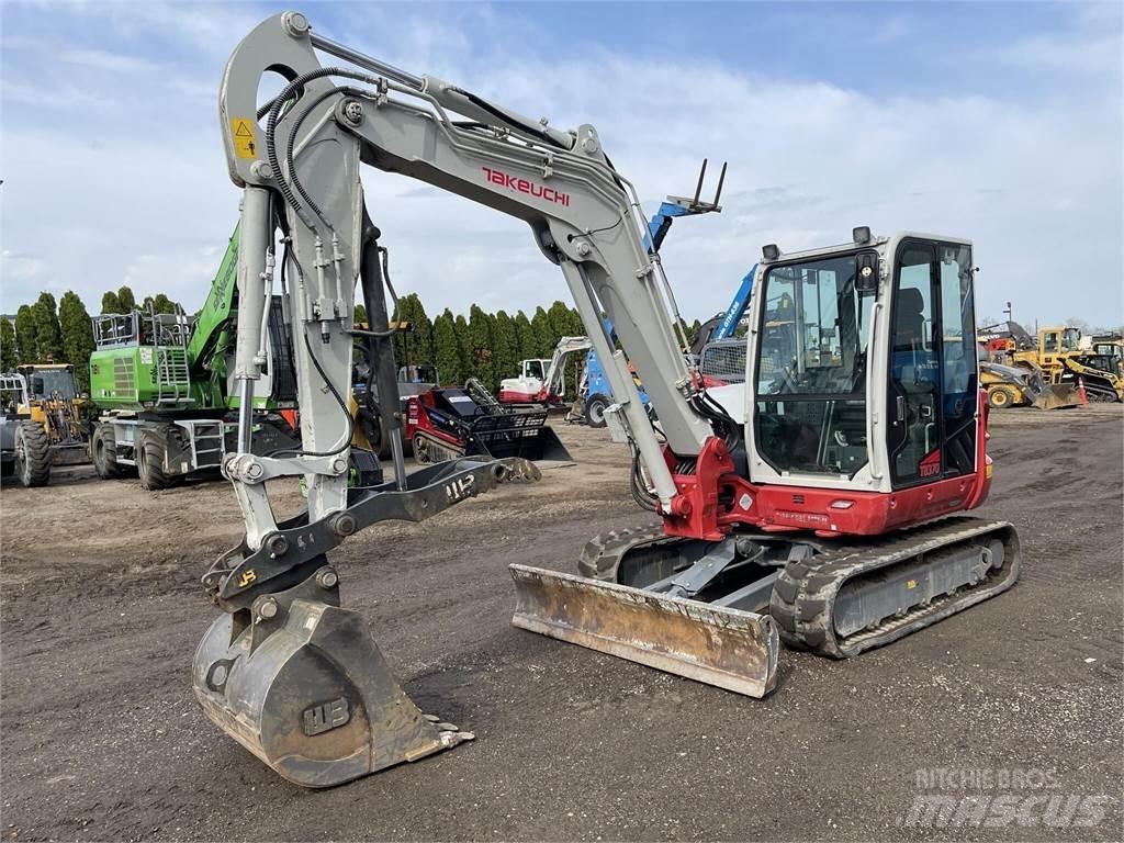 Takeuchi TB370 Vikšriniai ekskavatoriai