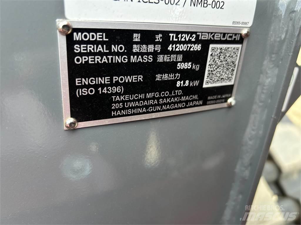 Takeuchi TL12V2 Krautuvai su šoniniu pasukimu