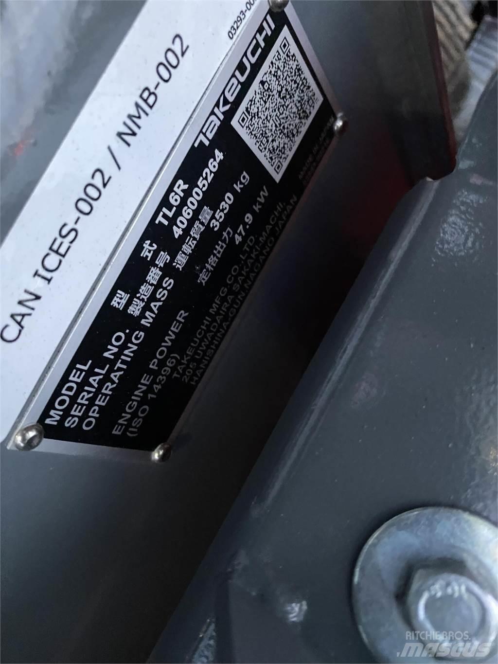 Takeuchi TL6R Krautuvai su šoniniu pasukimu