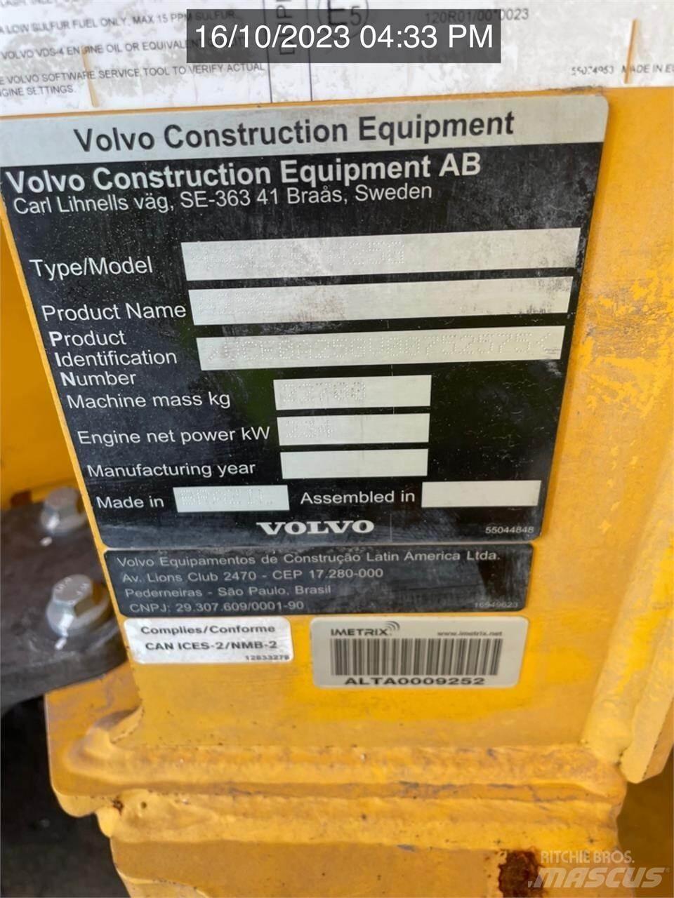 Volvo A25G Karjeriniai savivarčiai
