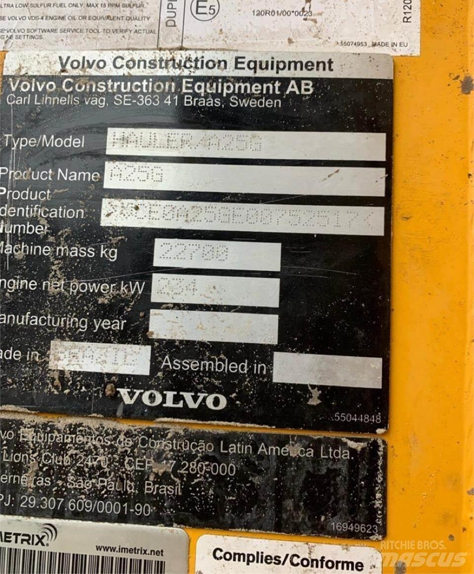 Volvo A25G Karjeriniai savivarčiai