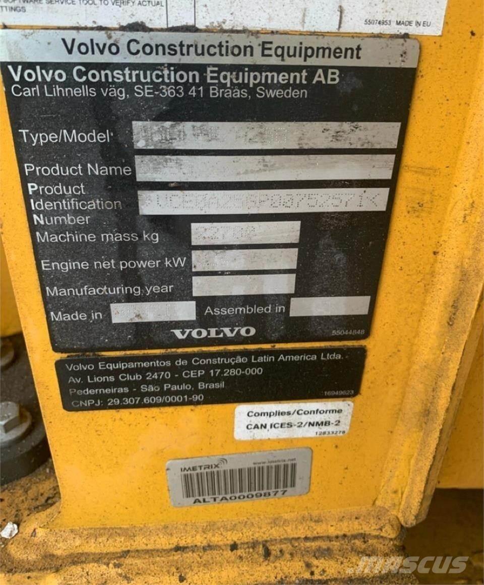 Volvo A25G Karjeriniai savivarčiai