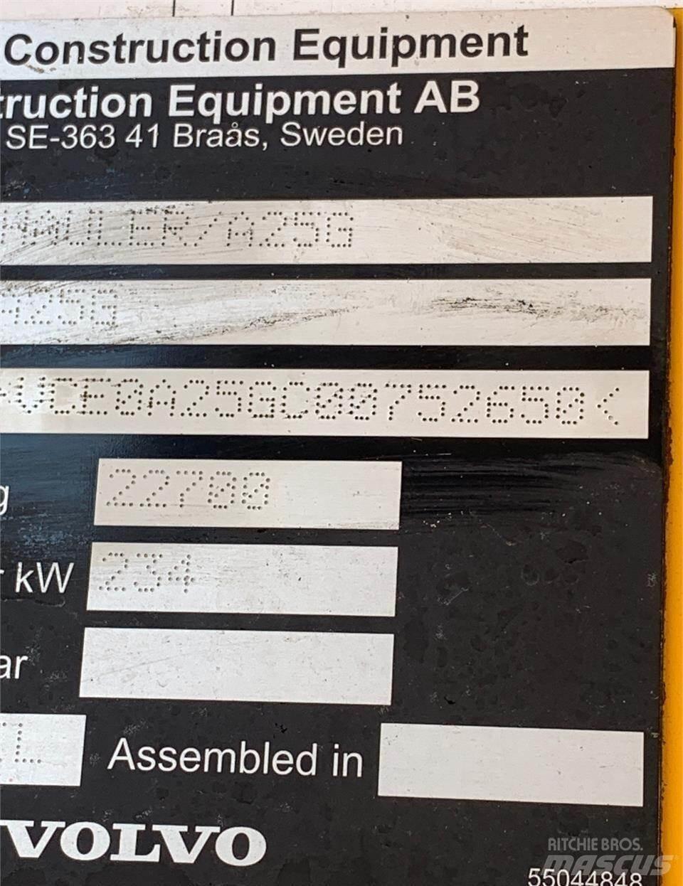 Volvo A25G Karjeriniai savivarčiai