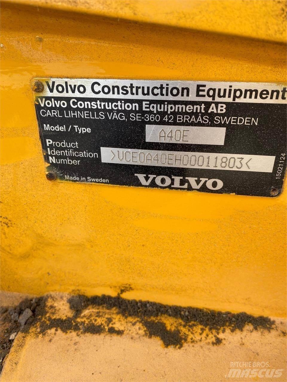 Volvo A40E Vandens sunkvežimiai