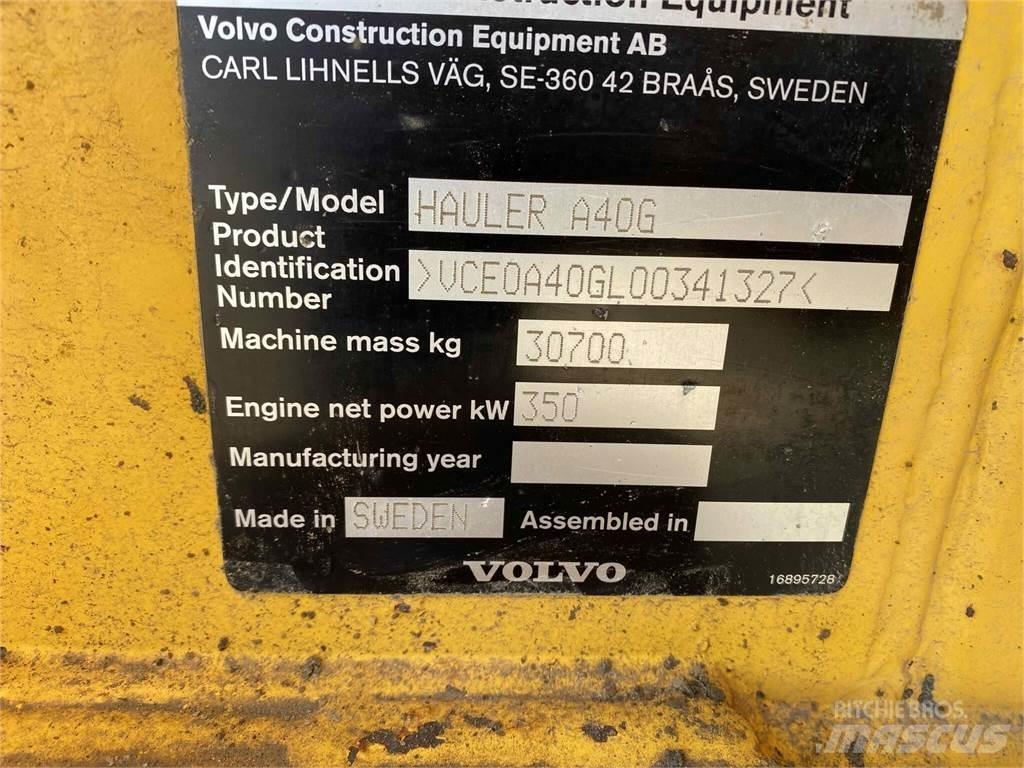 Volvo A40G Karjeriniai savivarčiai