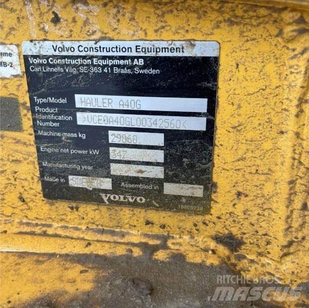 Volvo A40G Karjeriniai savivarčiai