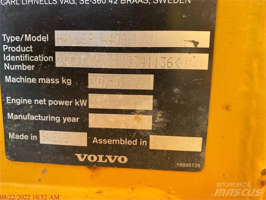 Volvo A40G Karjeriniai savivarčiai