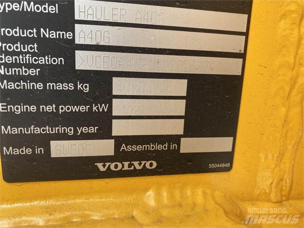 Volvo A40G Karjeriniai savivarčiai