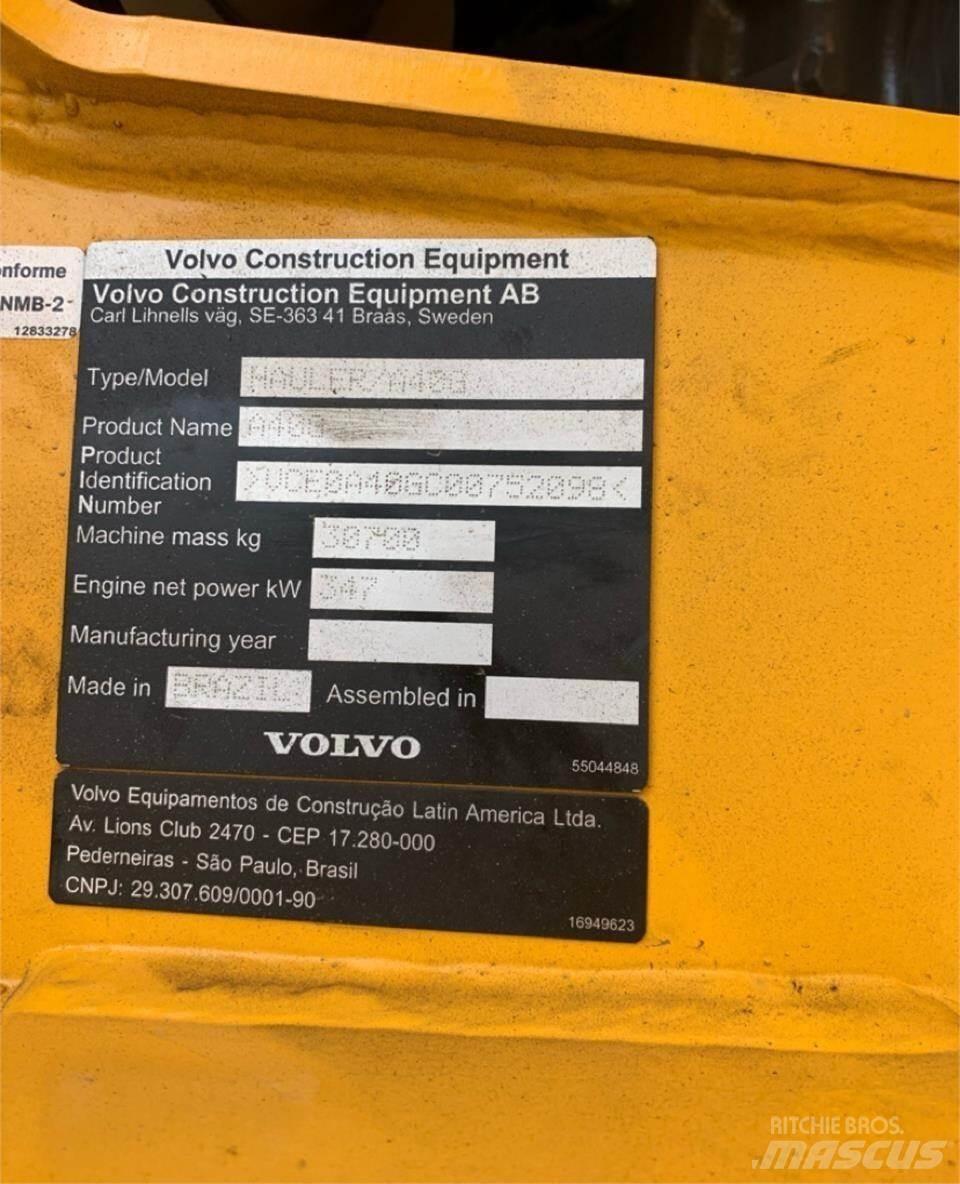 Volvo A40G Karjeriniai savivarčiai