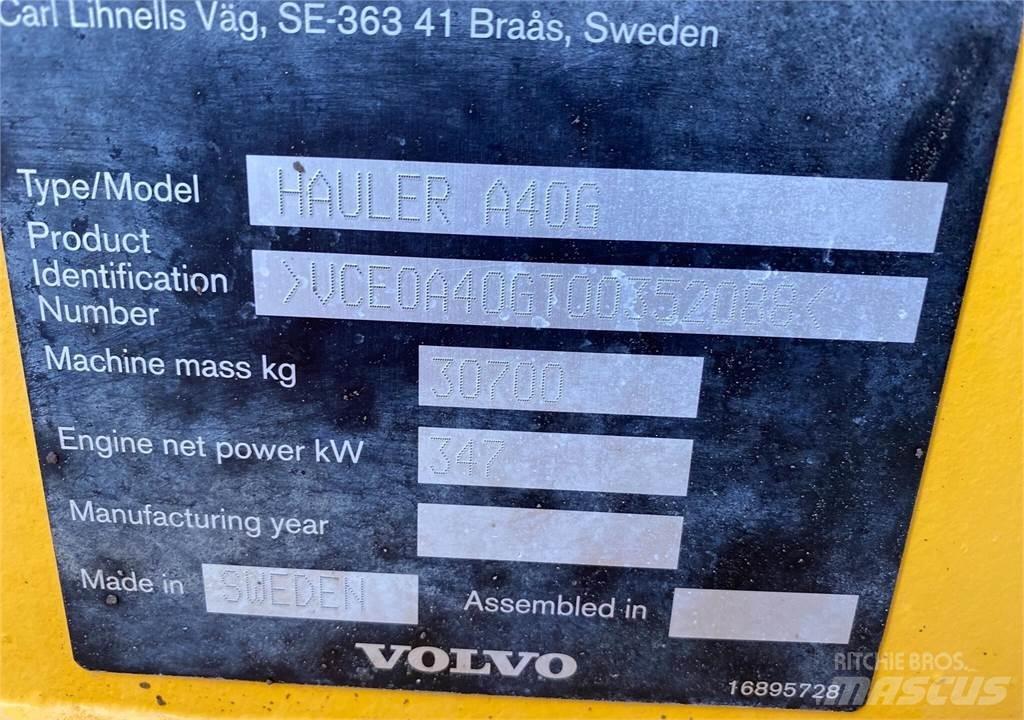 Volvo A40G Karjeriniai savivarčiai