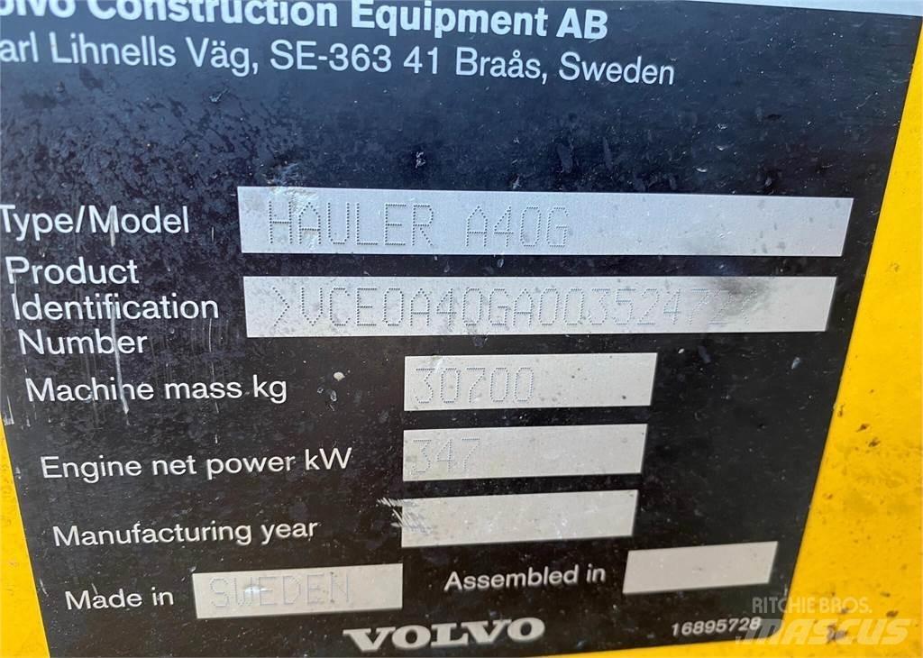 Volvo A40G Karjeriniai savivarčiai
