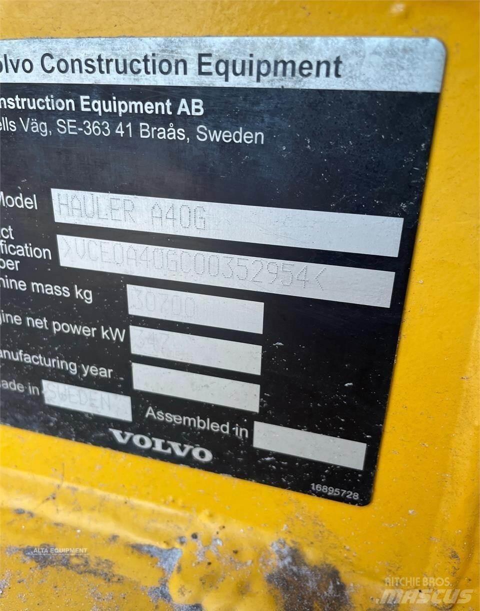 Volvo A40G Karjeriniai savivarčiai