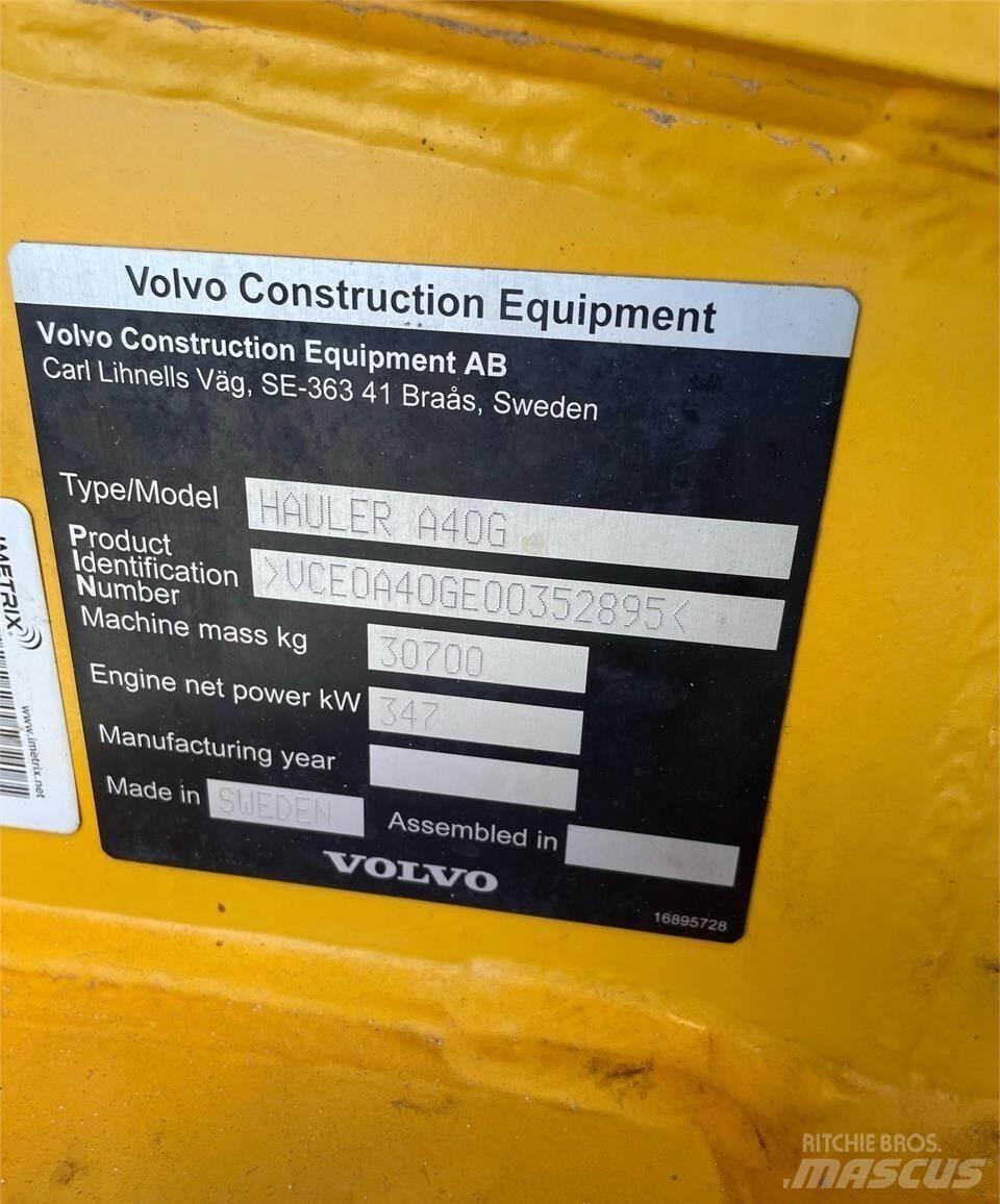 Volvo A40G Karjeriniai savivarčiai