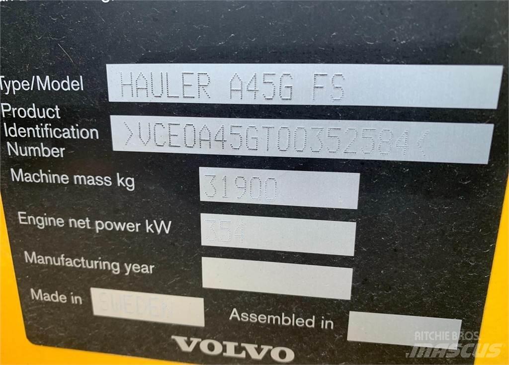 Volvo A45G FS Karjeriniai savivarčiai