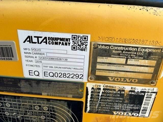 Volvo DD120B Porinių būgnų volai