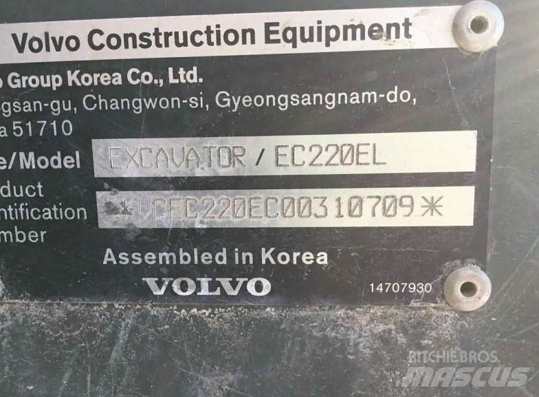 Volvo EC220EL Vikšriniai ekskavatoriai