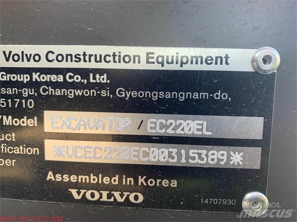 Volvo EC220EL Vikšriniai ekskavatoriai