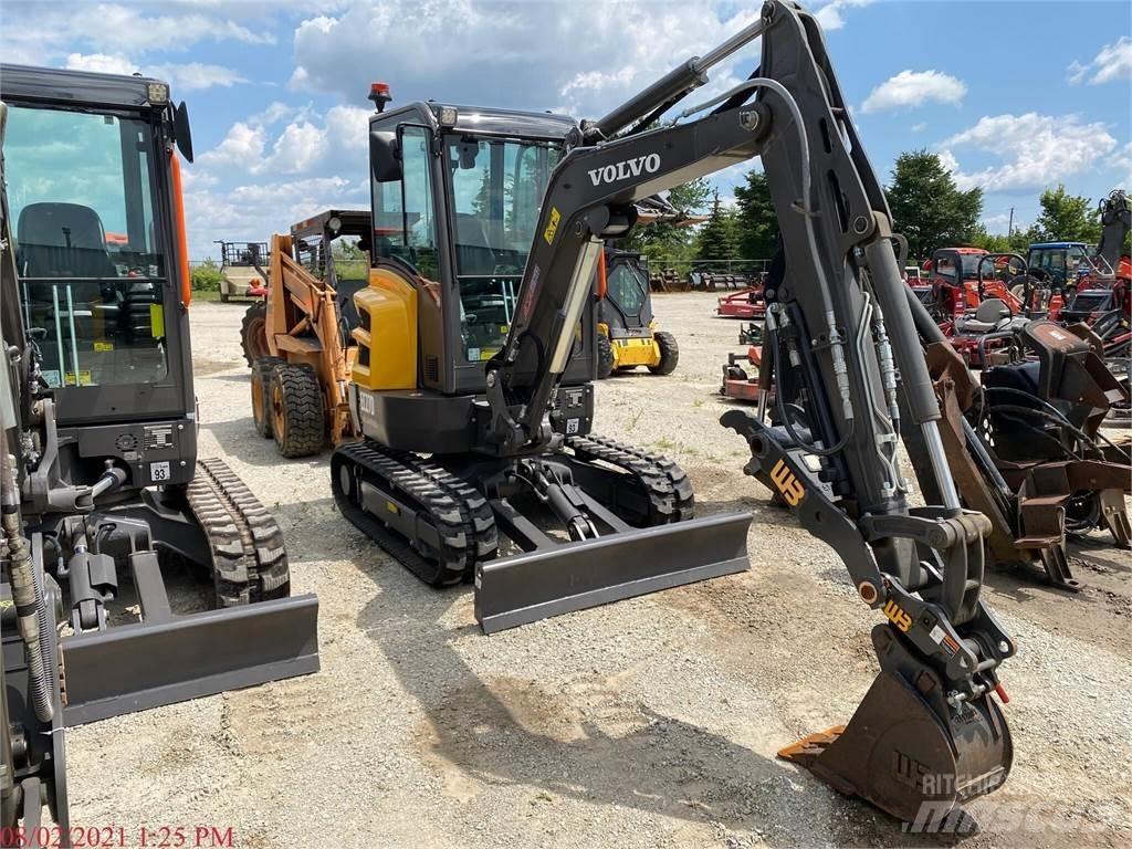 Volvo EC27D Mini ekskavatoriai < 7 t