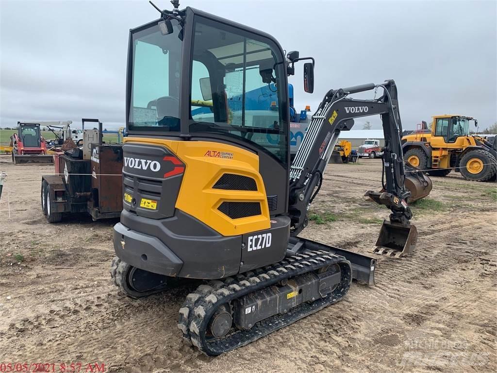Volvo EC27D Mini ekskavatoriai < 7 t