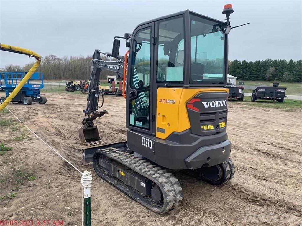 Volvo EC27D Mini ekskavatoriai < 7 t