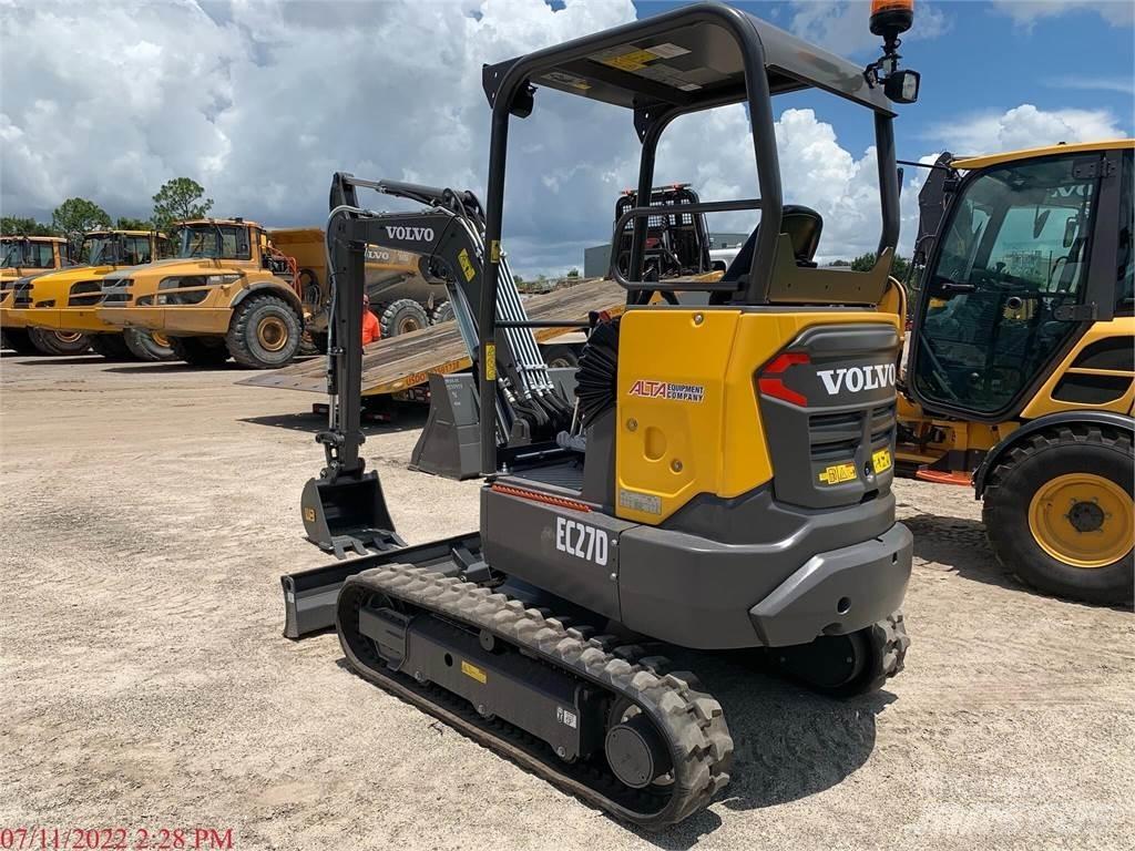 Volvo EC27D Mini ekskavatoriai < 7 t