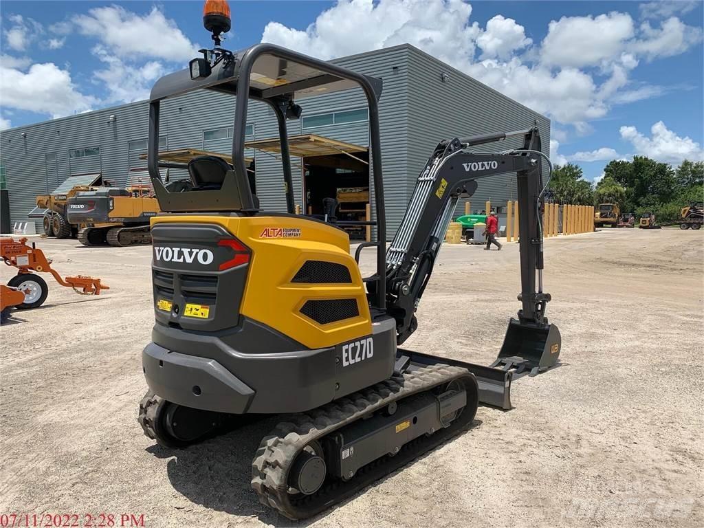 Volvo EC27D Mini ekskavatoriai < 7 t