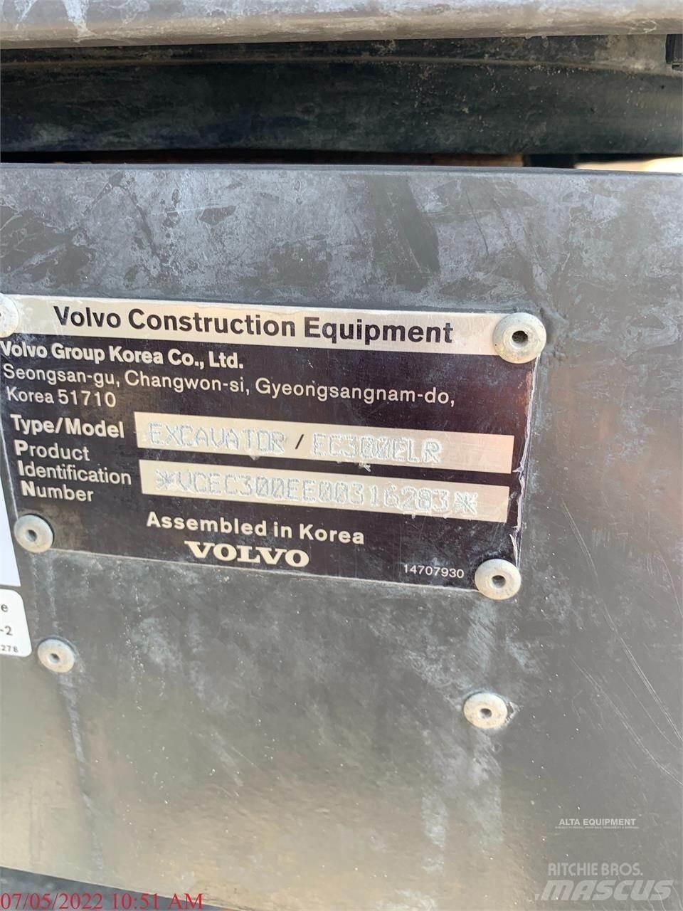 Volvo EC300E LR Vikšriniai ekskavatoriai