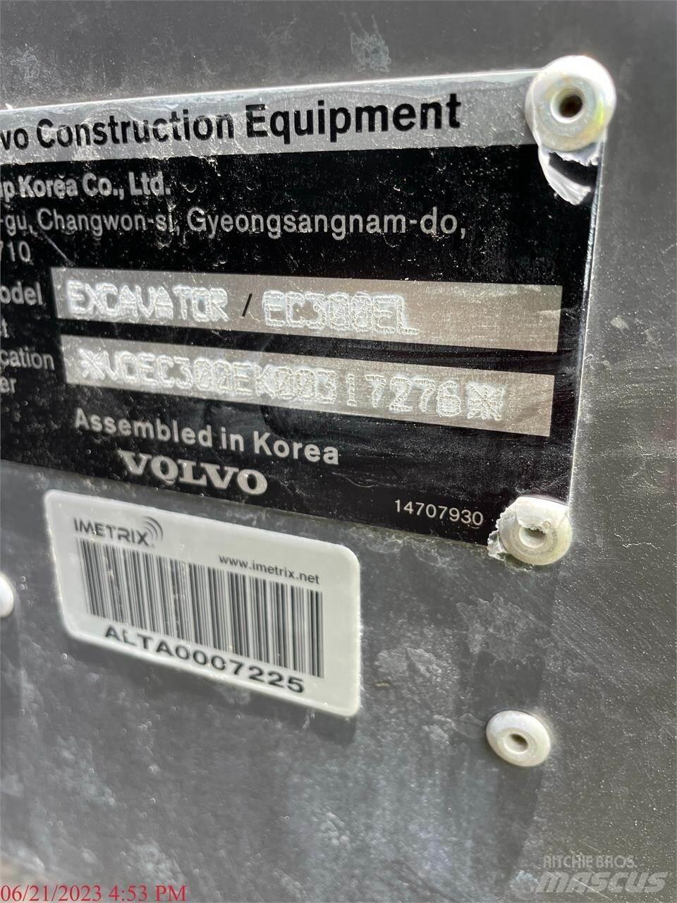 Volvo EC300EL Vikšriniai ekskavatoriai