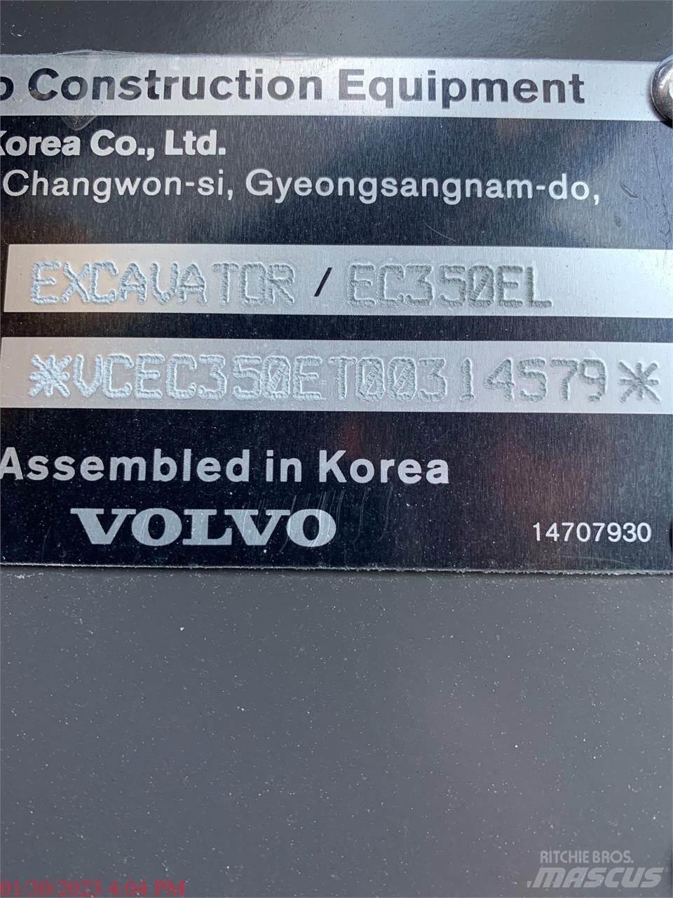 Volvo EC350EL Vikšriniai ekskavatoriai