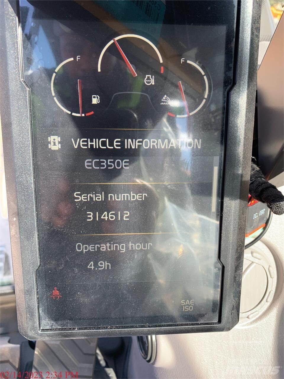 Volvo EC350EL Vikšriniai ekskavatoriai