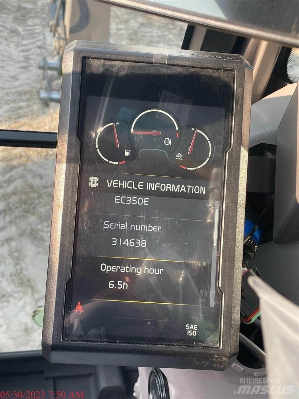 Volvo EC350EL Vikšriniai ekskavatoriai