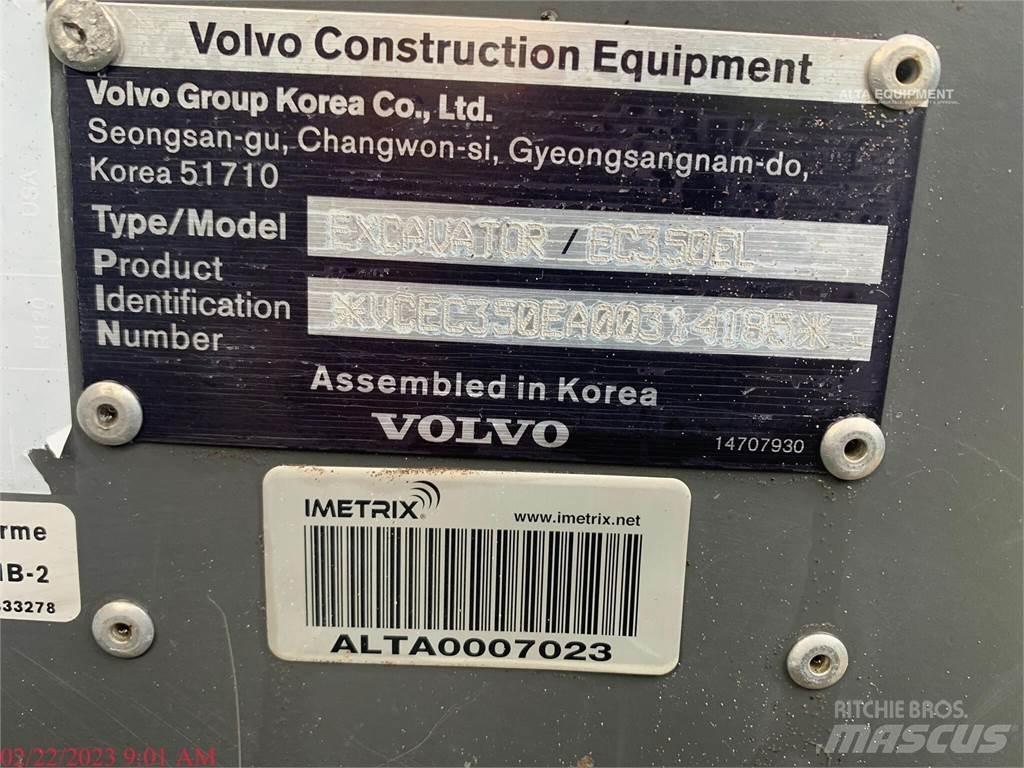 Volvo EC350EL Vikšriniai ekskavatoriai