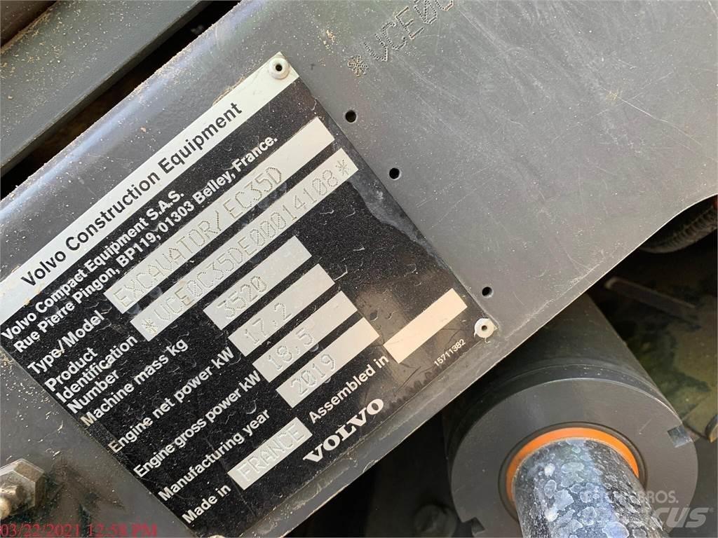 Volvo EC35D Mini ekskavatoriai < 7 t