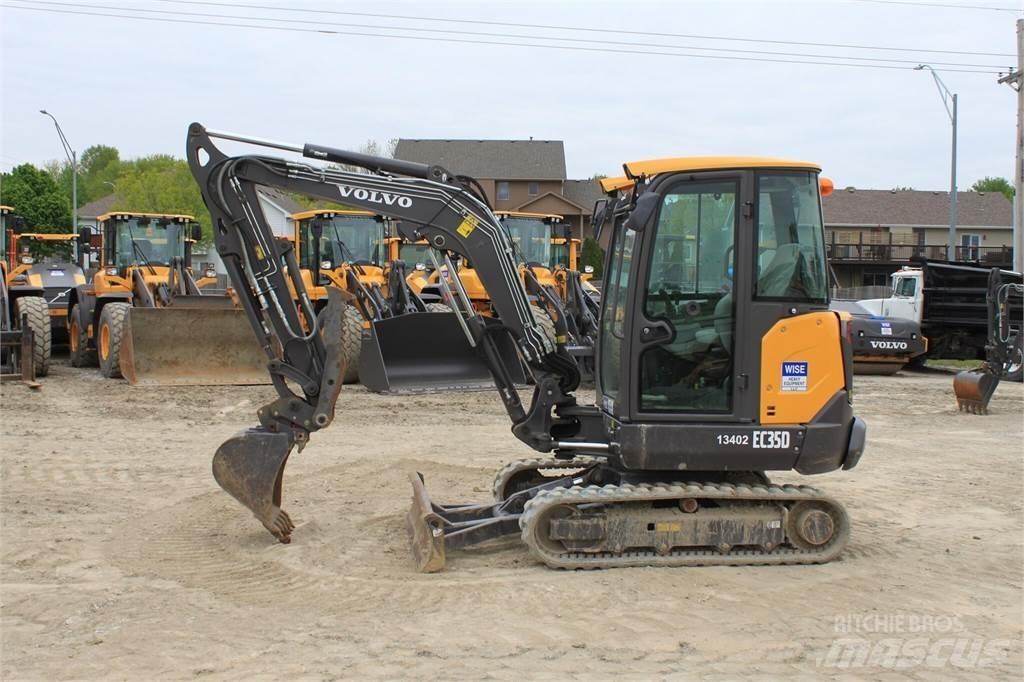 Volvo EC35D Mini ekskavatoriai < 7 t