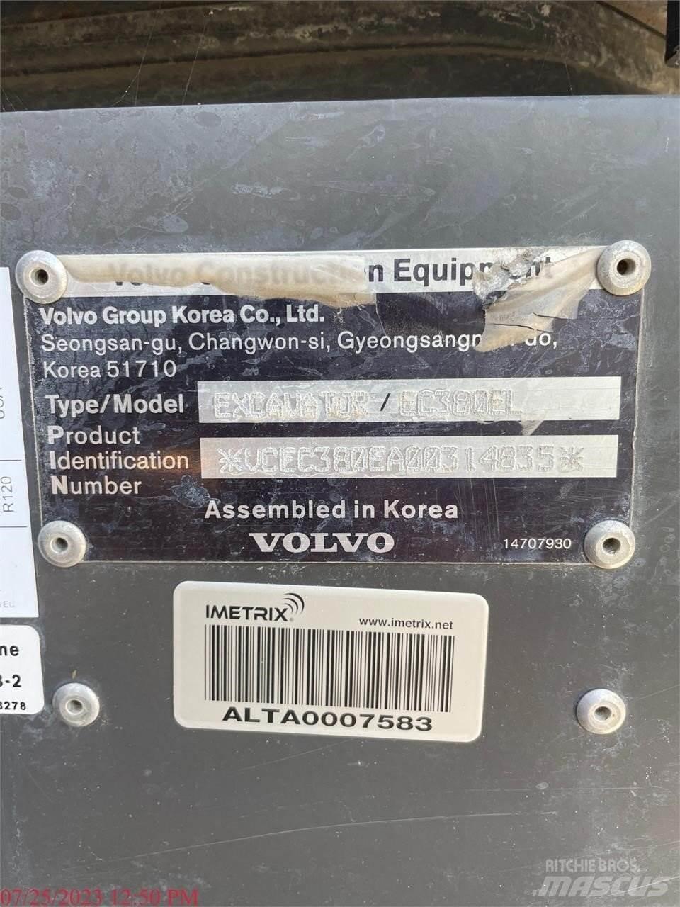 Volvo EC380EL Vikšriniai ekskavatoriai