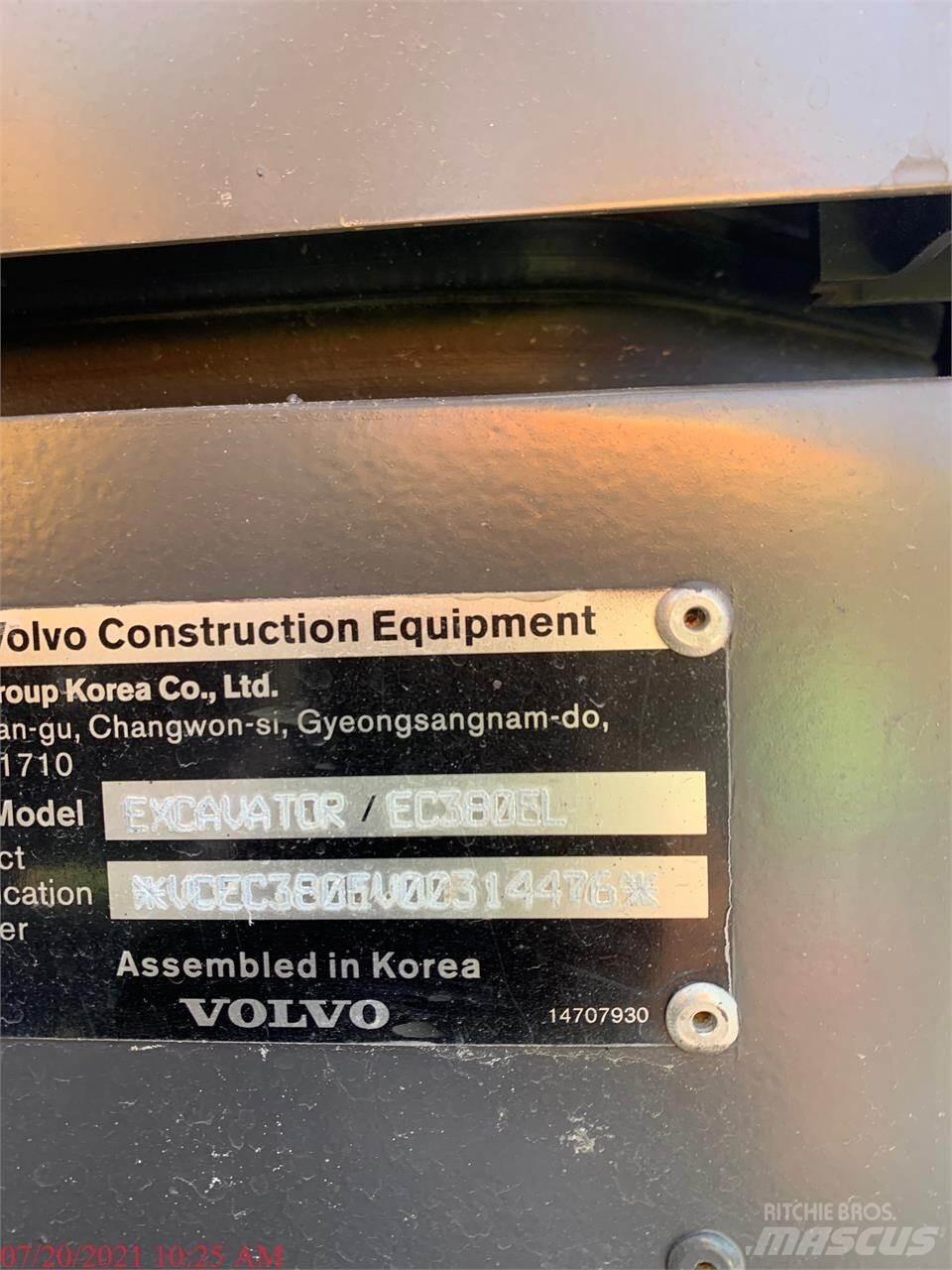 Volvo EC380EL Vikšriniai ekskavatoriai
