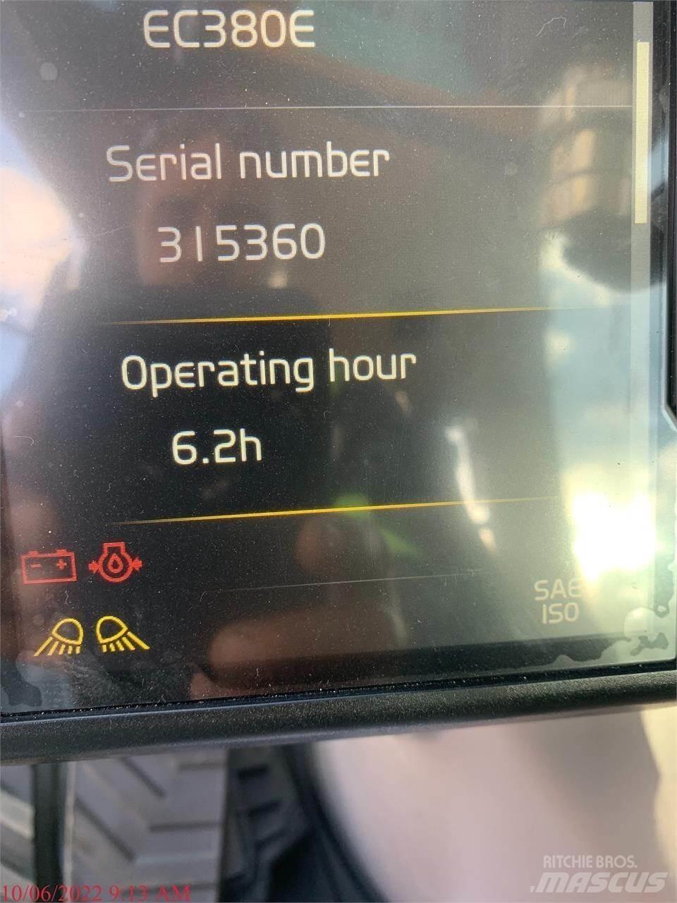 Volvo EC380EL Vikšriniai ekskavatoriai