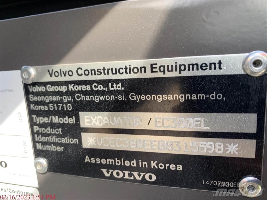 Volvo EC380EL Vikšriniai ekskavatoriai