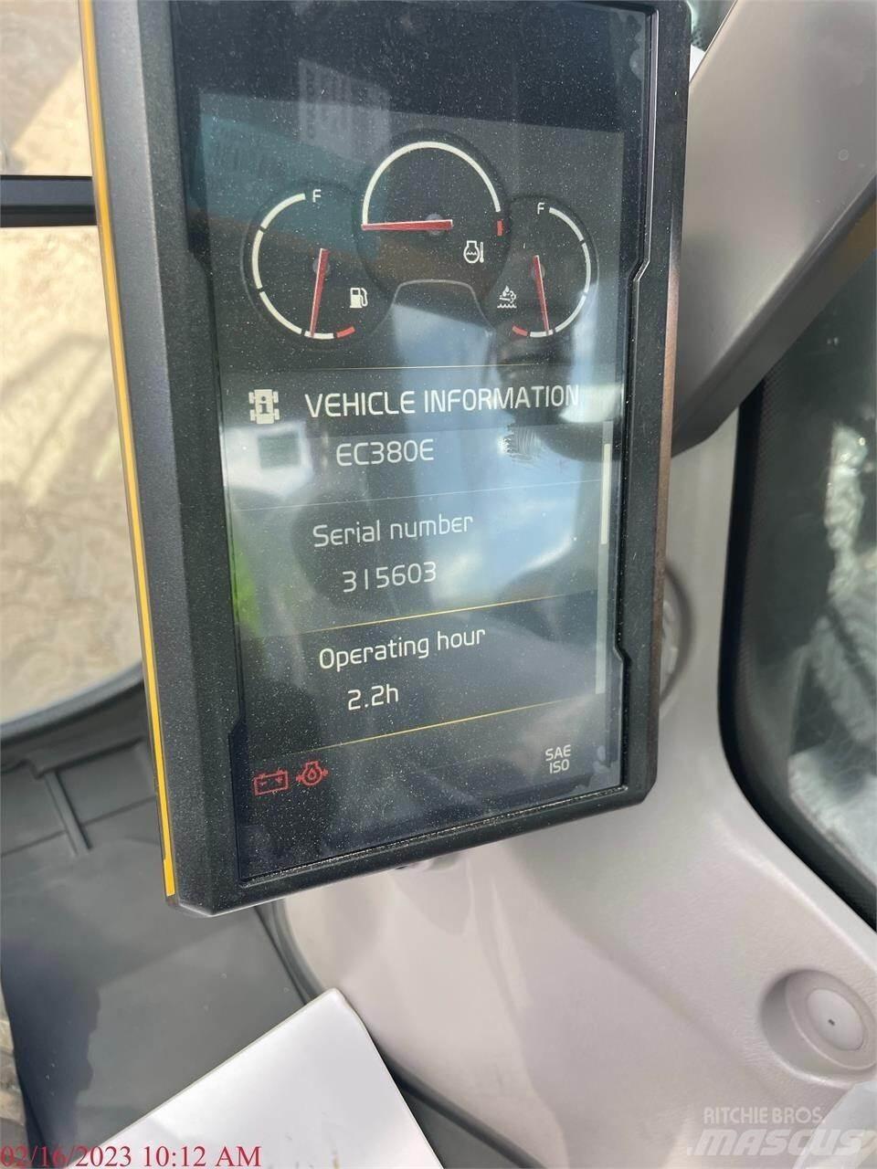 Volvo EC380EL Vikšriniai ekskavatoriai
