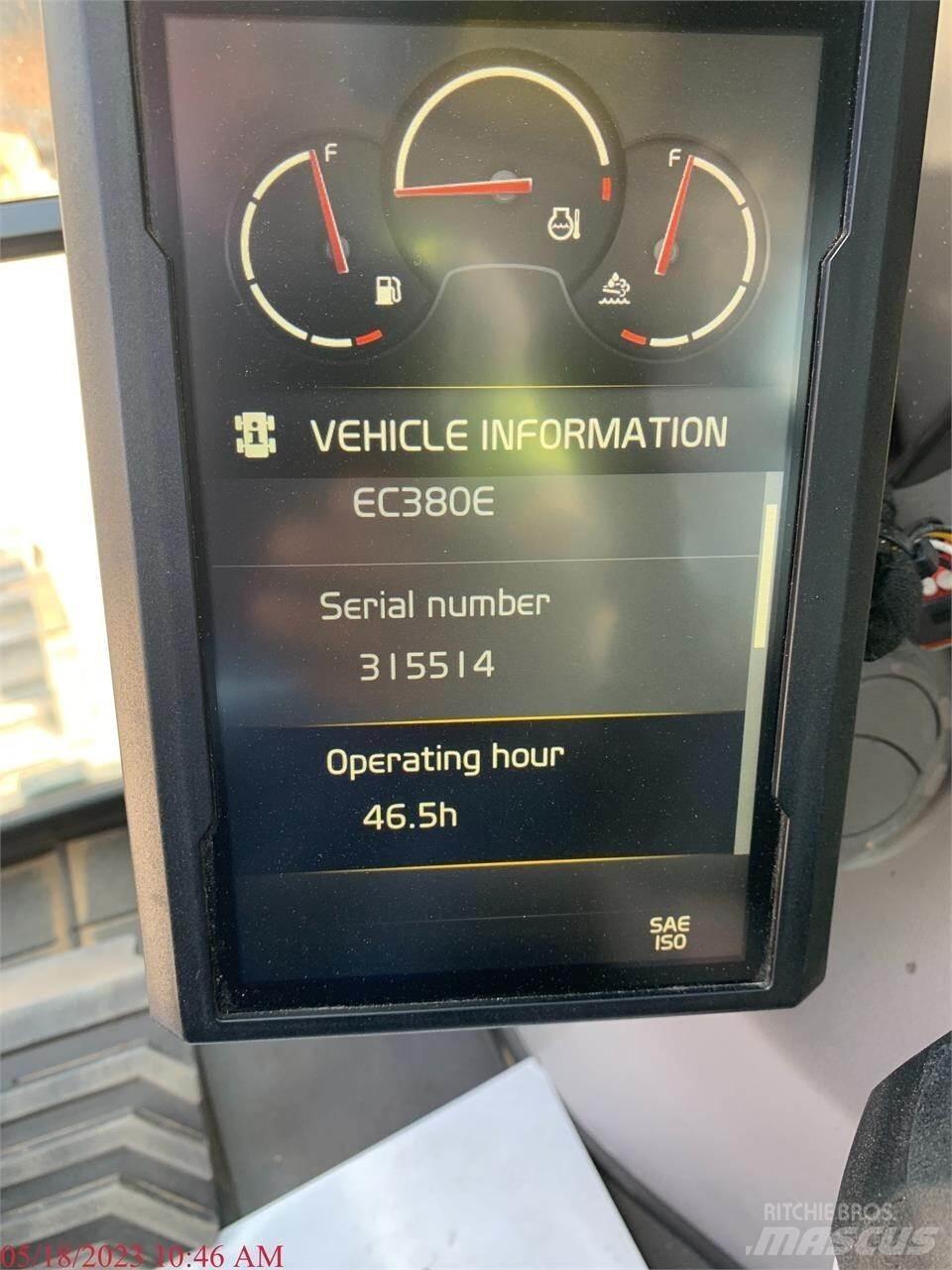 Volvo EC380EL Vikšriniai ekskavatoriai