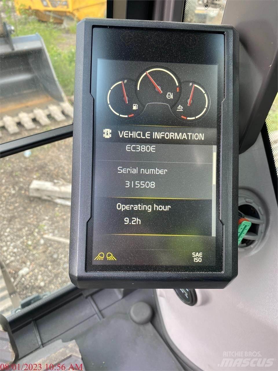 Volvo EC380EL Vikšriniai ekskavatoriai