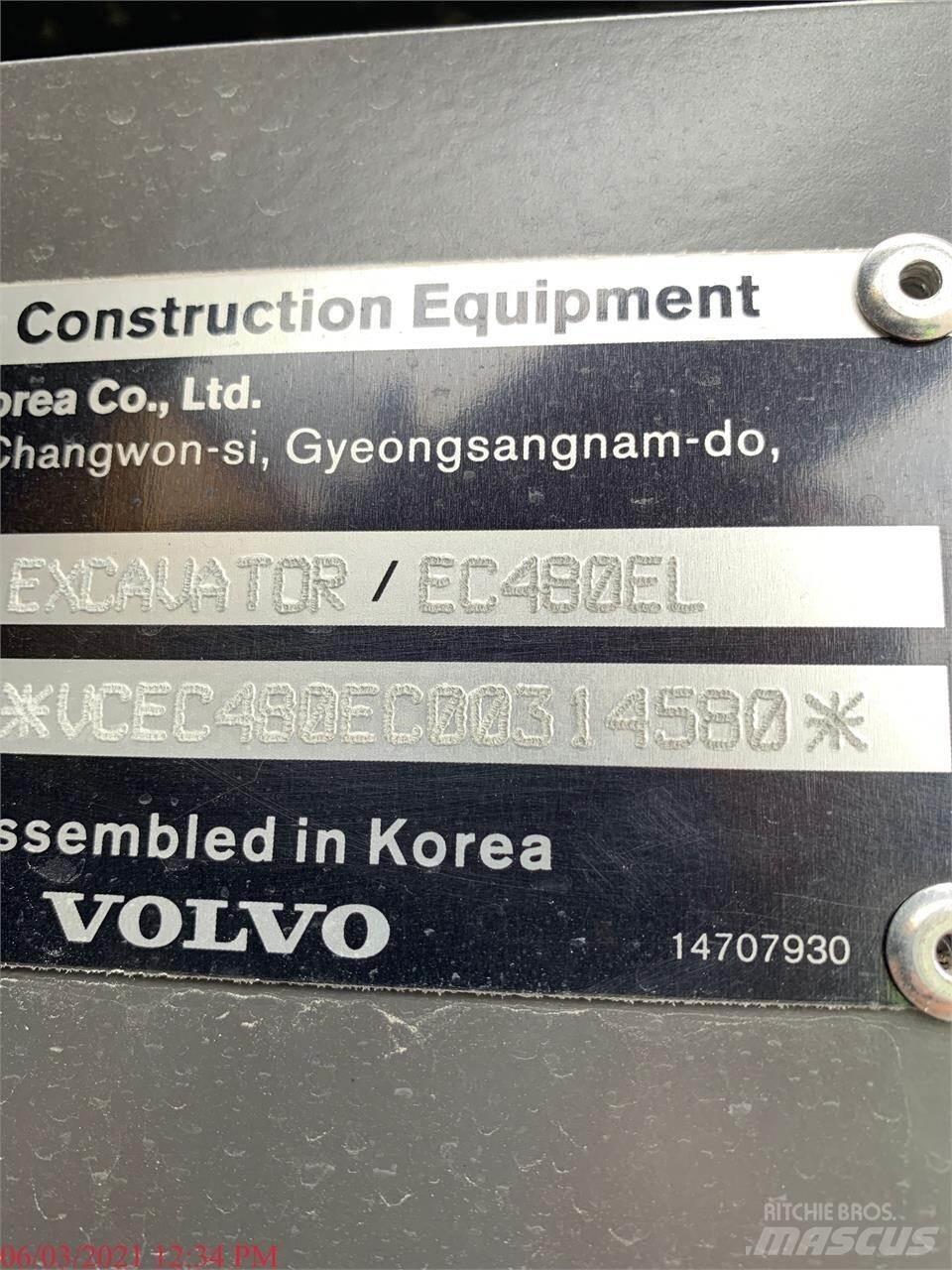 Volvo EC480EL Vikšriniai ekskavatoriai