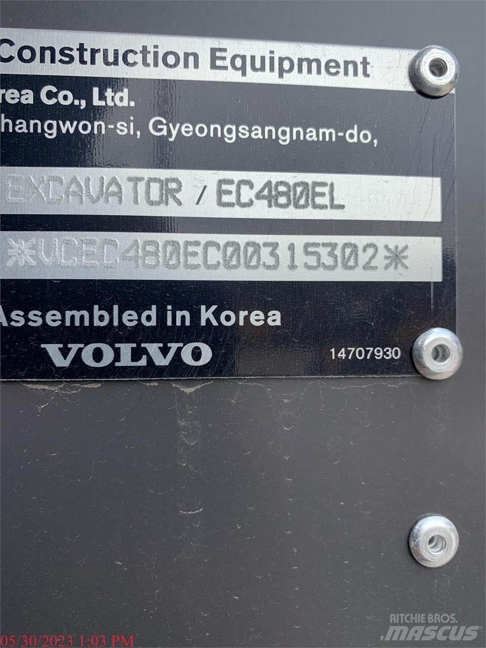 Volvo EC480EL Vikšriniai ekskavatoriai