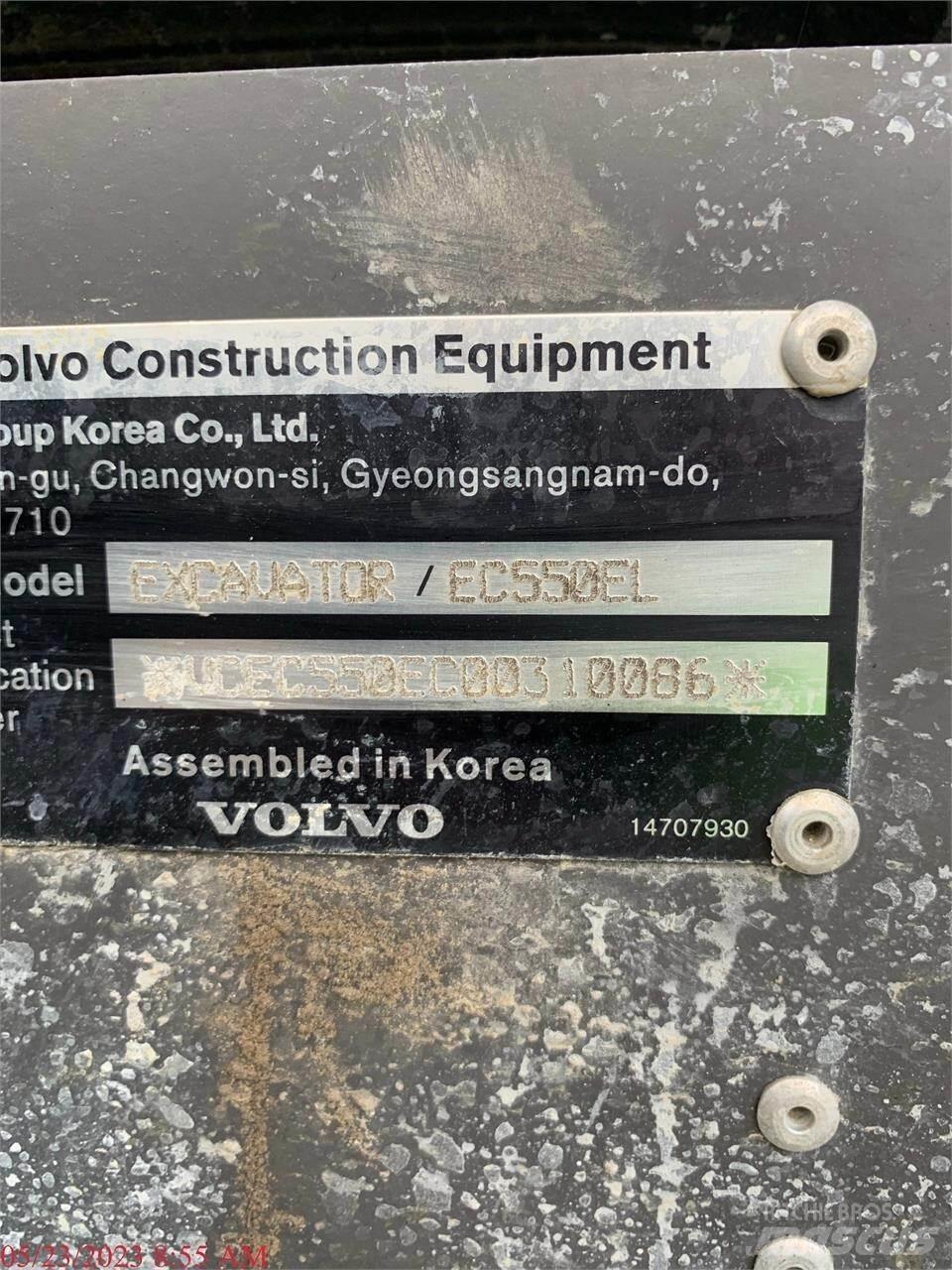Volvo EC550EL Vikšriniai ekskavatoriai