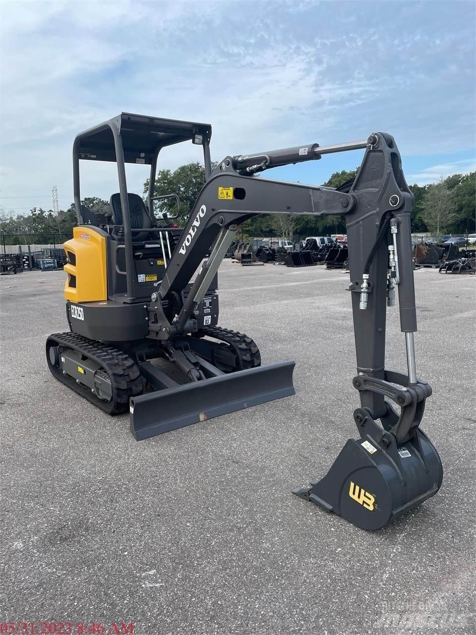 Volvo ECR25D Mini ekskavatoriai < 7 t